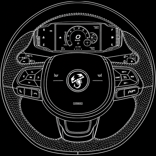 Abarth Instrument Cluster
